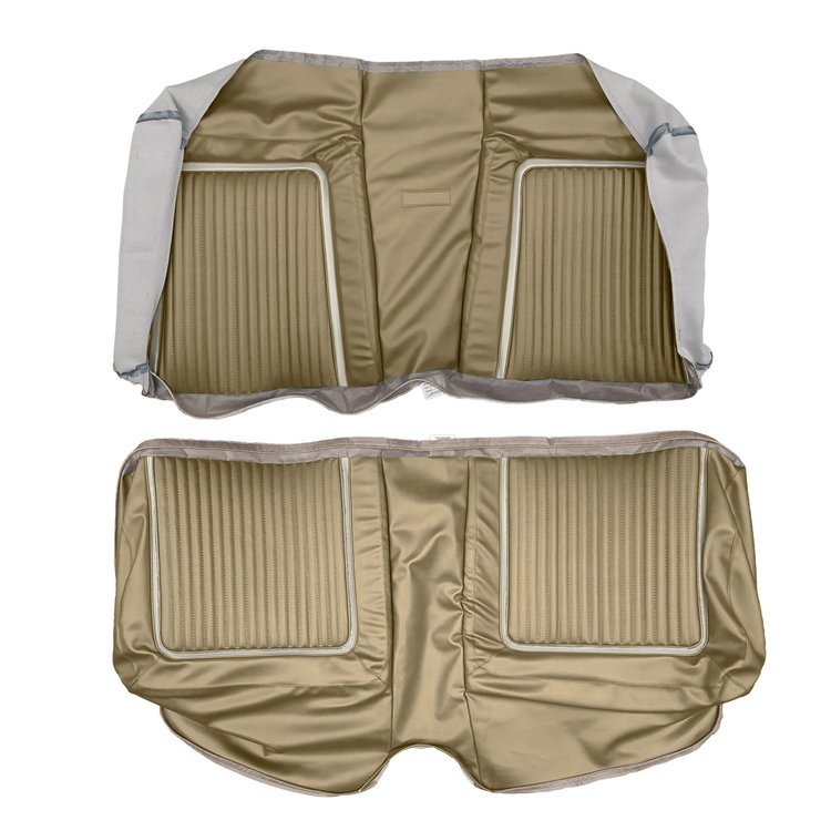 AA64CP00040413 64 POLARA 500 HARDTOP REAR - OLIVE W/PEARL WHITE ACCENT