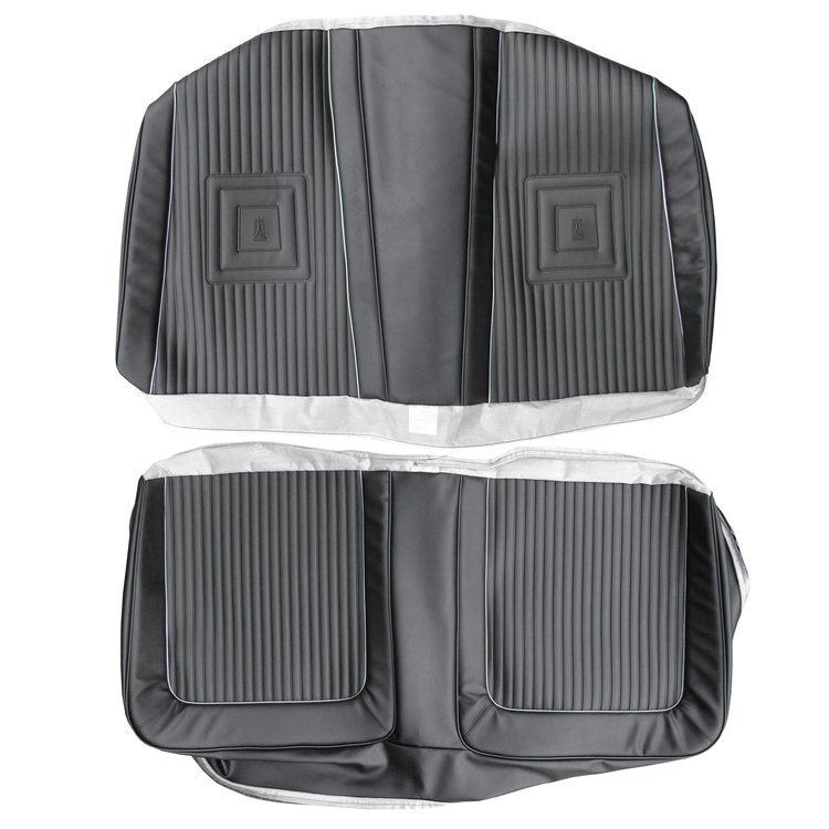 AA65CR00050101 65 SATELLITE CONV. REAR - BLACK W/ SILVER TINSEL WELT
