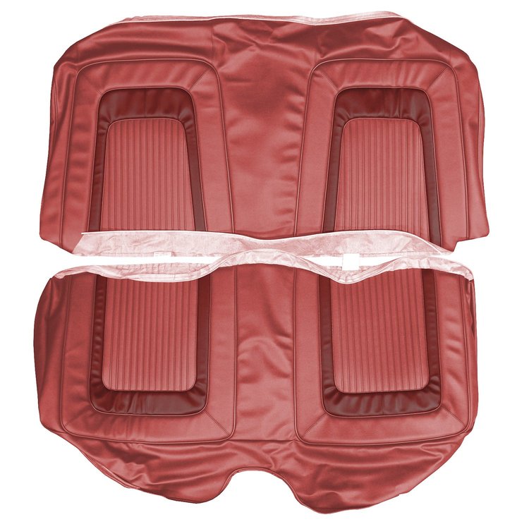 AA65CW00040525 65 COR500 BUCKET HARDTOP REAR -MET RED W/DARK MAROON