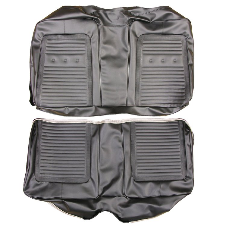 AA66CB00070100 66 BARRACUDA REAR BENCH - BLACK