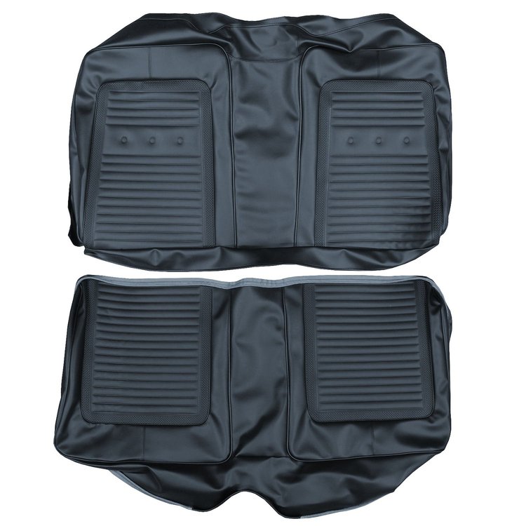 AA66CB00070320 66 BARRACUDA REAR BENCH - METALLIC NAVY