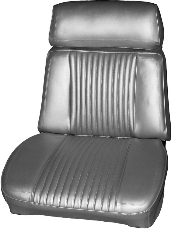 AA66CM00010102 66 CHRYLSER 300 NON-RECLINING BUCKETS - SILVER