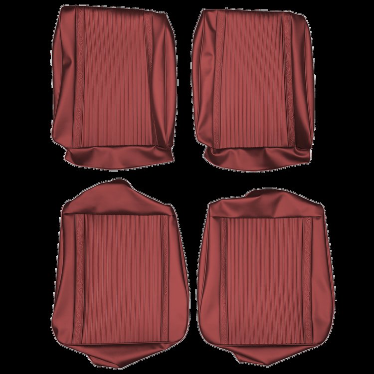 AA66CR00010520 66 SATELLITE BUCKETS - METALLIC RED