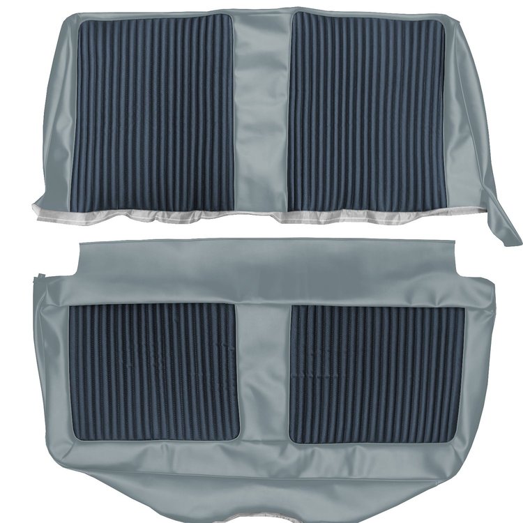AA66CR20024327 66 BELVEDERE II 4DR. STRAIGHT BENCH- MET NAVY/LIGHT MET BLUE