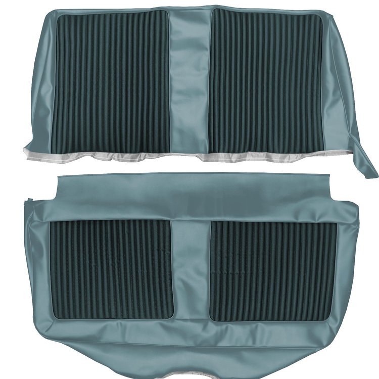AA66CR20024415 66 BELVEDERE II 4DR. STRAIGHT BENCH- DK MET TURQ./MET TURQ.