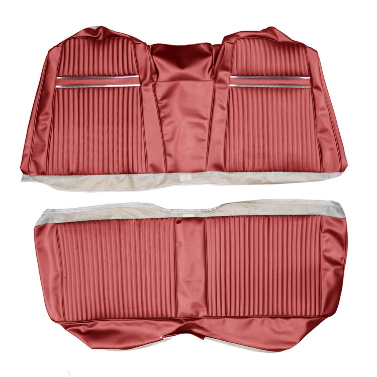 AA67CFS0048520 67 SPORT FURY HTP REAR W/ SPEAKER CUTOUT - METALLIC RED