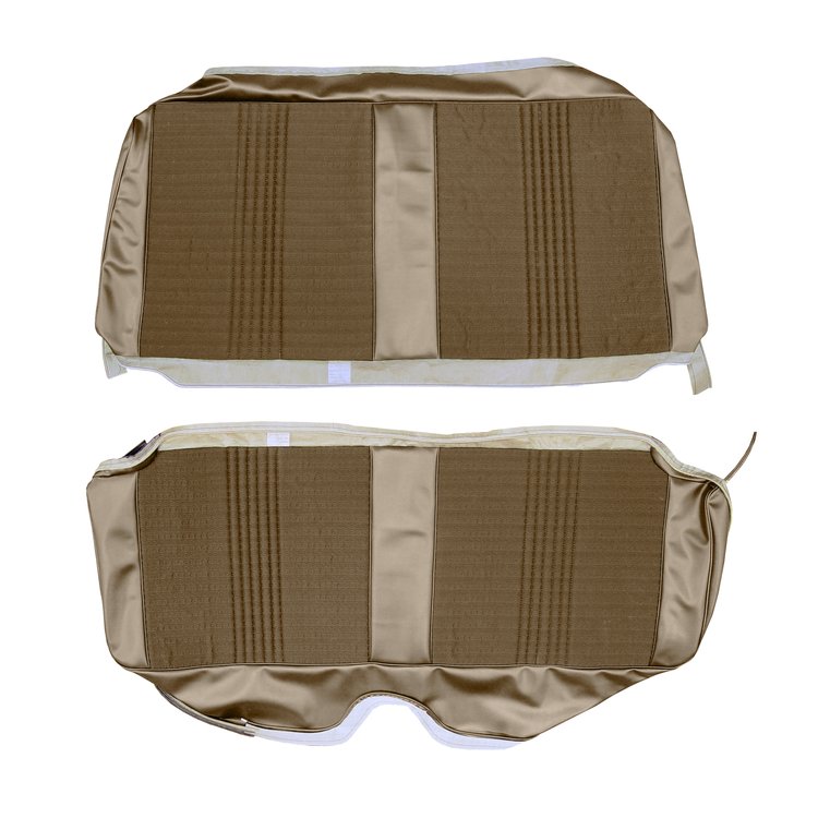 AA67CR2C080749 67 BELVEDERE II HARDTOP REAR - GOLD CLOTH/ LIGHT GOLD