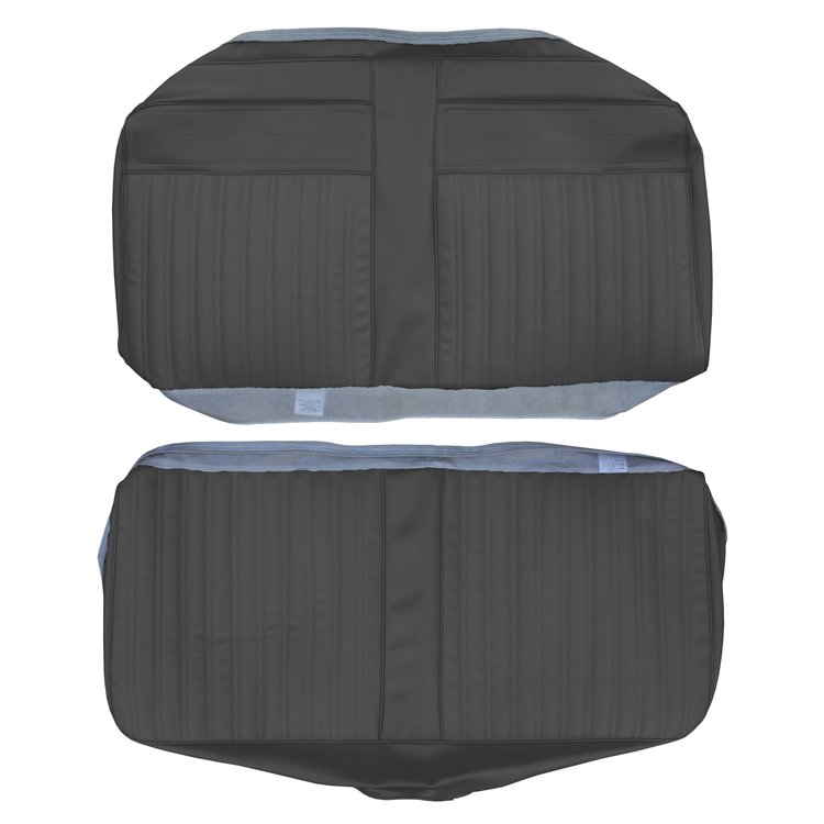 AA67CW00060100 67 CORONET CONV REAR BENCH - BLACK