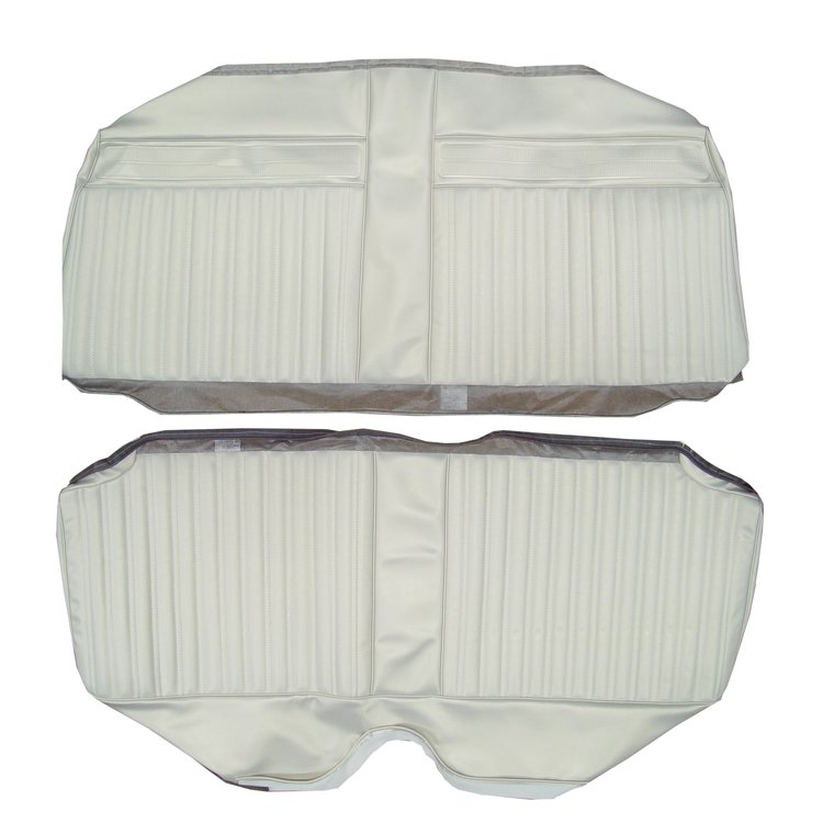 AA67CW00080202 67 CORONET HARDTOP REAR BENCH PEARL WHITE
