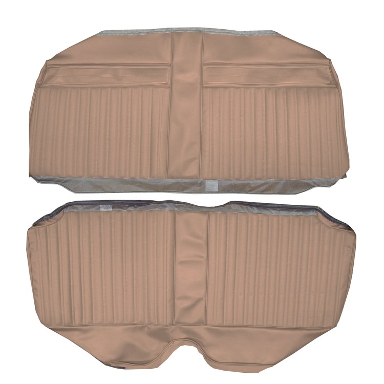 AA67CW00080620 67 CORONET HARDTOP REAR BENCH COPPER