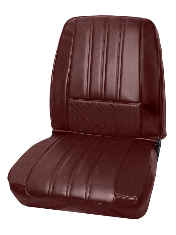 AA68CBD0010526 68 BARRACUDA DLX BUCKETS - METALLIC MAROON