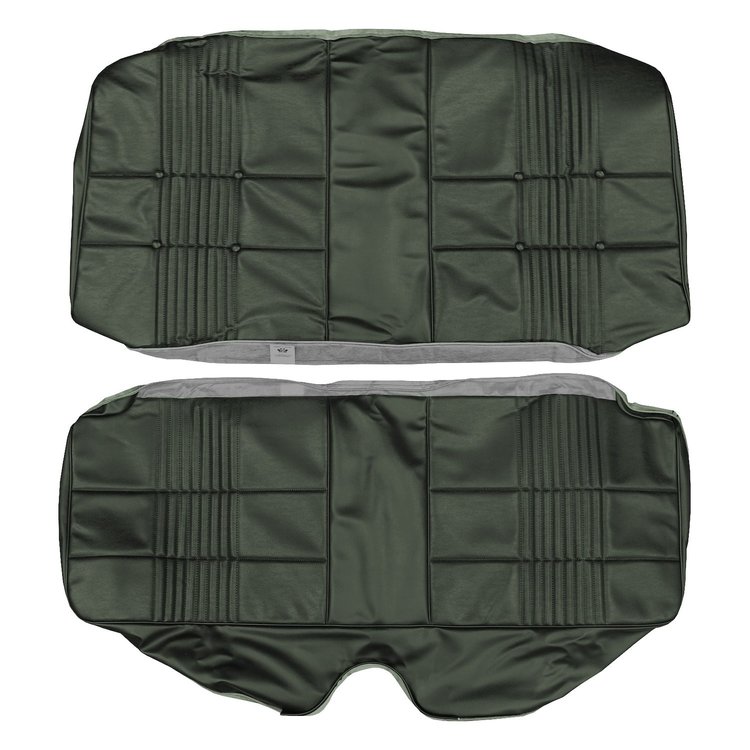 AA68CBD0040430 68 BARRACUDA DLX REAR BENCH - DARK METALLIC GREEN