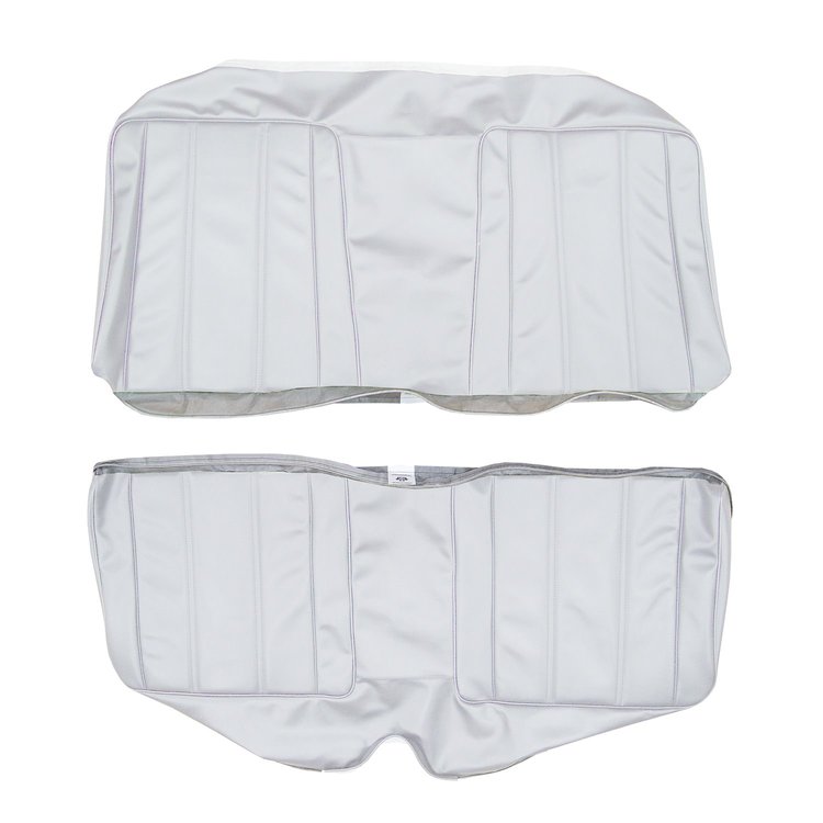 AA68CBS0048202 68 BARRACUDA STANDARD HARDTOP REAR BENCH - PEARL WHITE