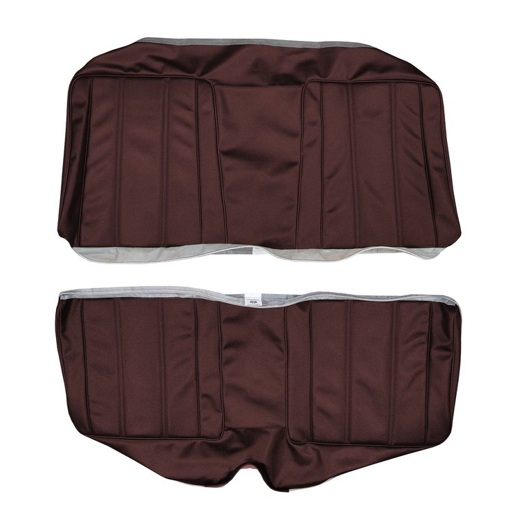 AA68CBS0048526 68 BARRACUDA STANDARD HARDTOP REAR BENCH - METALLIC MAROON