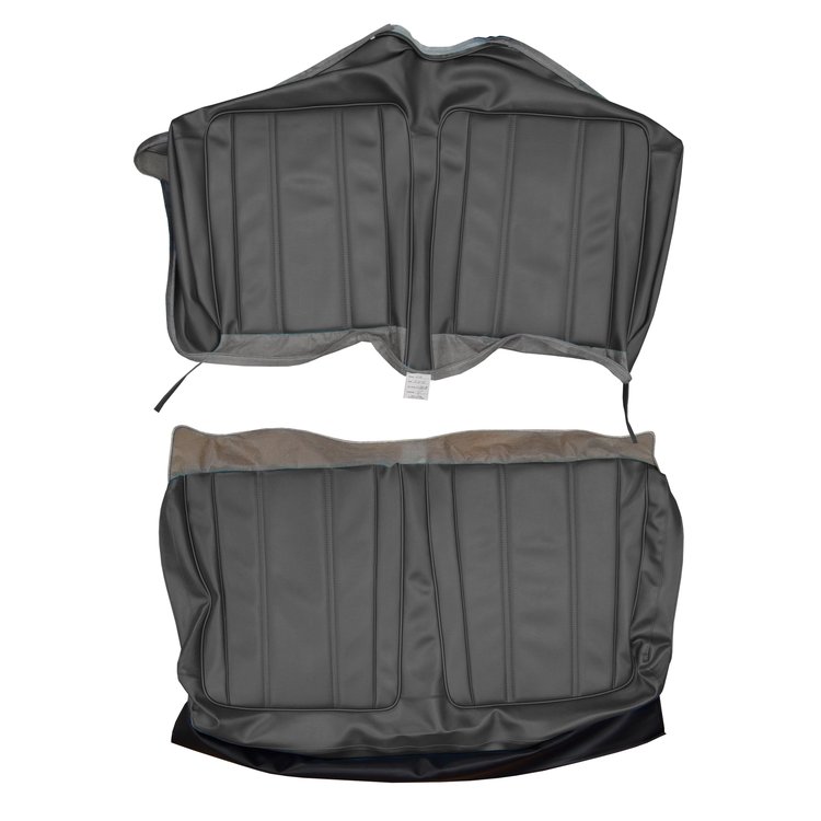 AA68CBS0056100 68 BARRACUDA STANDARD CONV REAR BENCH - BLACK