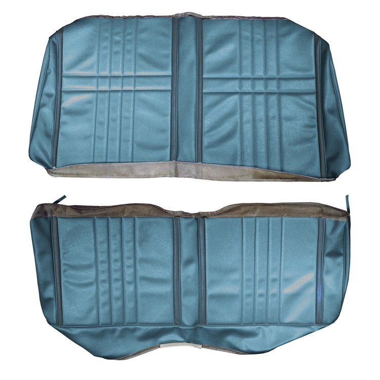 AA68CF00080350 68 FURY III HARDTOP REAR - LT MET BLUE W/ DK BLUE ACCENT