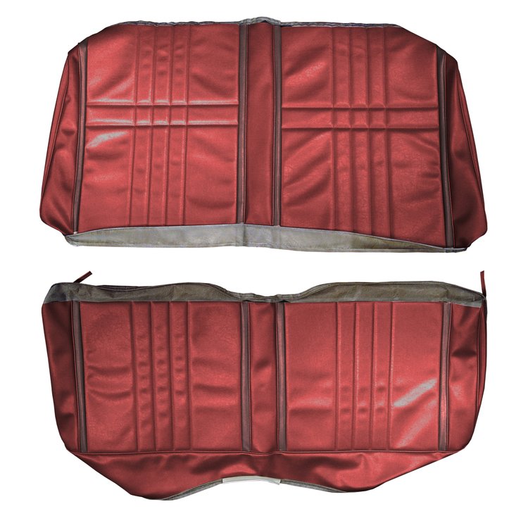 AA68CF00080527 68 FURY III HARDTOP REAR - MET. RED W/ MET. MAROON ACCENT