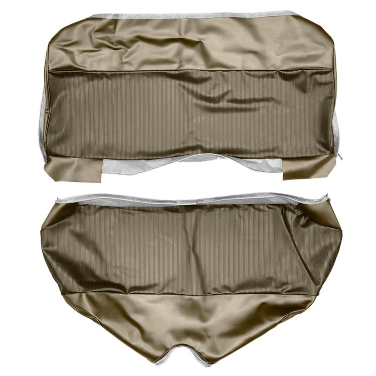 AA68CLV0081652 68 DART/VALIANT 100 SEDAN REAR- DK FAWN/LT MET FAWN