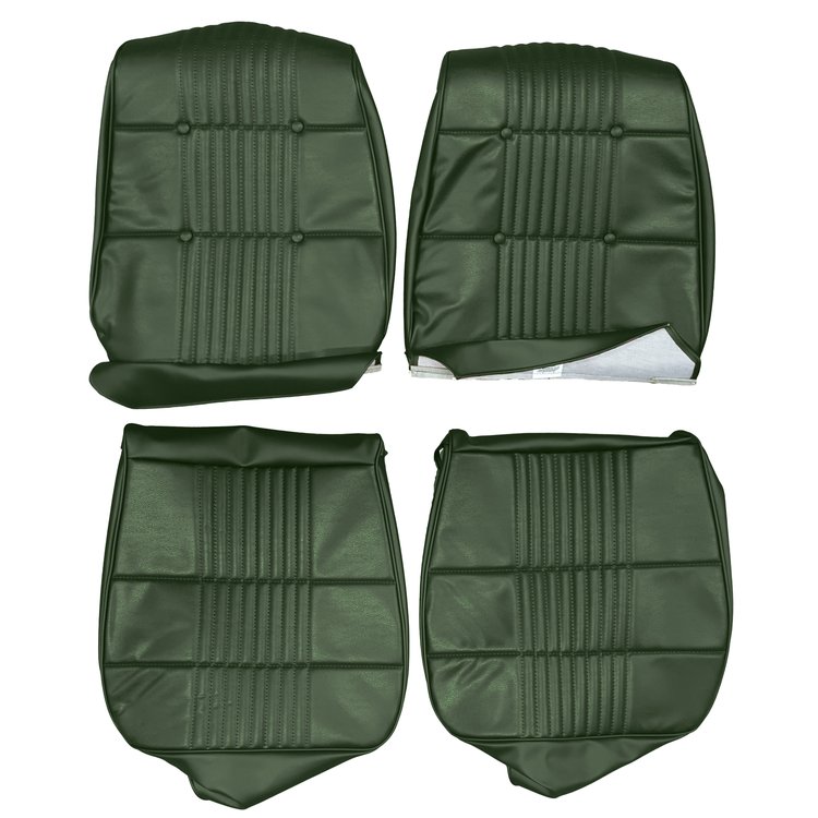 AA68CW00010430 68 CORONET FRONT BUCKETS - DARK METALLIC GREEN