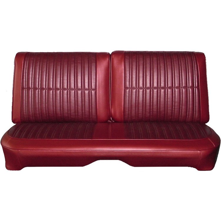 AA68CW00028529 68 CORONET HARDTOP SPLIT BENCH METALLIC MAROON/METALLIC RED