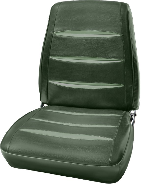 AA68CX00010431 68 CHARGER BUCKETS - DK MT GRN/DK MT GRN W/LT MT GR
