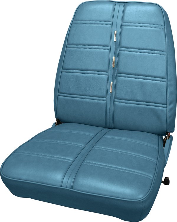 AA69CBD0010338 69 BARRACUDA DLX BUCKETS - BRITE BLUE