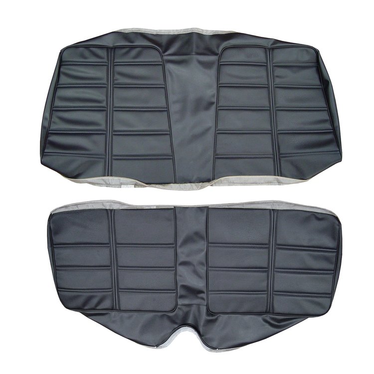 AA69CBD0040100 69 BARRACUDA DLX HARDTOP REAR BENCH - BLACK