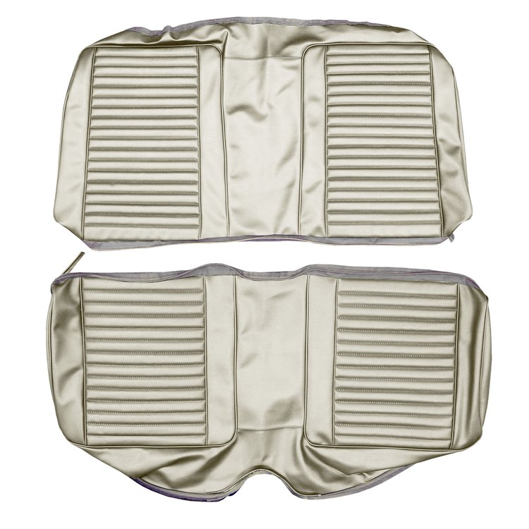 AA69CBS0048200 69 BARRACUDA HARDTOP REAR BENCH - WHITE