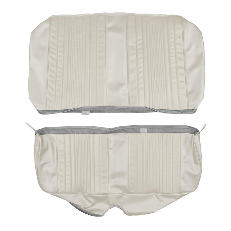 AA69CLU0080200 69 DART CUSTOM HARDTOP REAR BENCH - WHITE