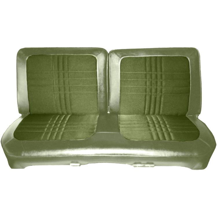 AA69CRC0020871 69 SATELLITE SPLIT BENCH - GREEN CLOTH/LT. MET. GREEN