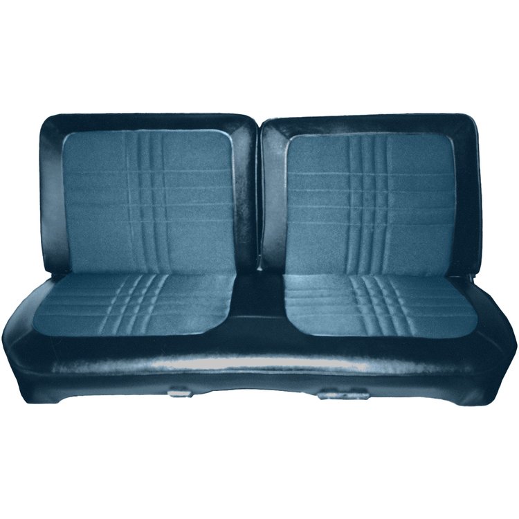 AA69CRC0020872 69 SATELLITE SPLIT BENCH - BLUE CLOTH/DARK MET. BLUE