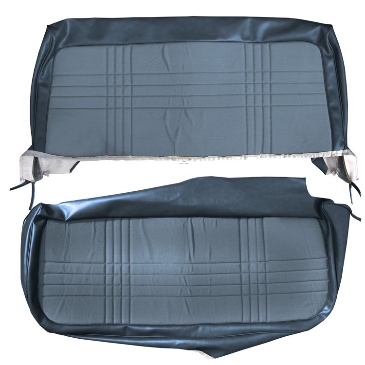 AA69CRC0024872 69 SATELLITE 4DR. STRAIGHT BENCH - BLUE CLOTH/DK BLUE