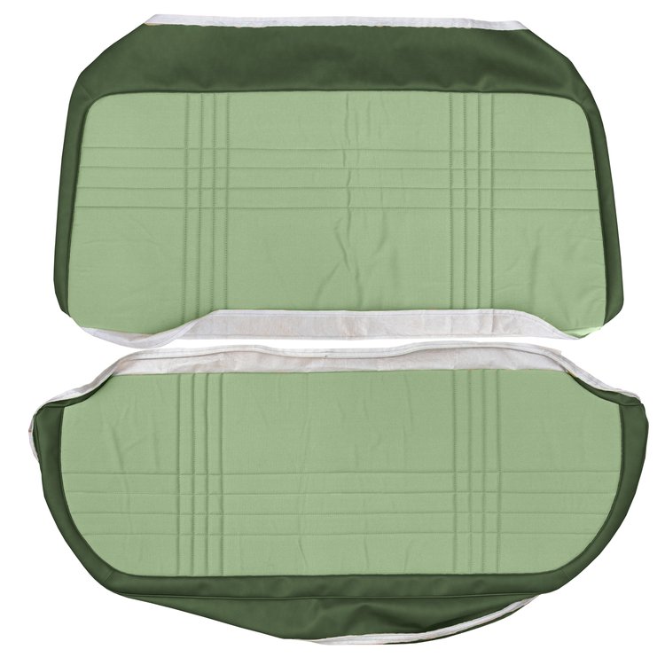 AA69CRC0084871 69 SATELLITE 4DR. SEDAN REAR - GREEN CLOTH/LT. MET. GREEN