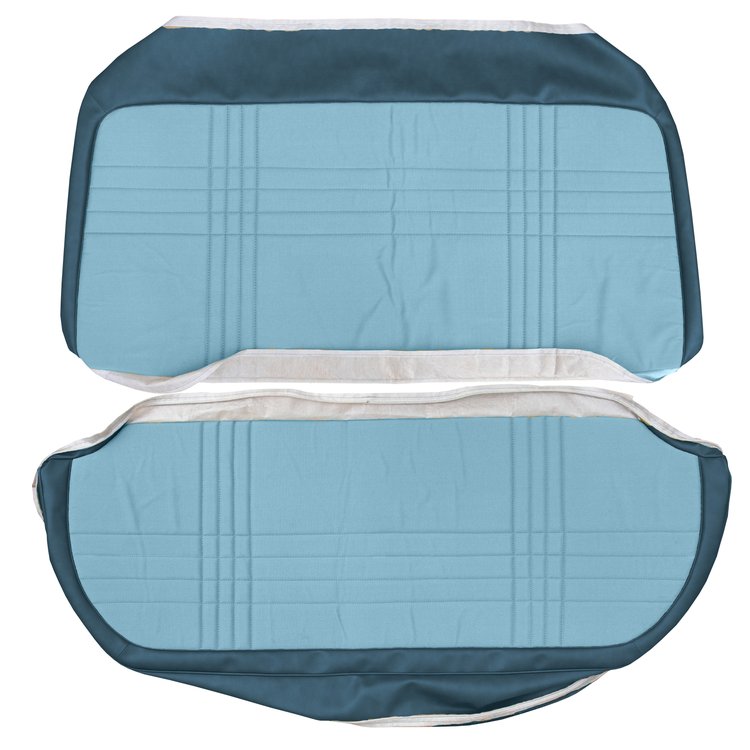 AA69CRC0084872 69 SATELLITE 4DR. SEDAN REAR - BLUE CLOTH/DK. MET. BLUE