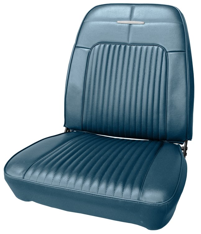 AA69CW00010330 69 CORONET FRONT BUCKETS - DARK METALLIC BLUE