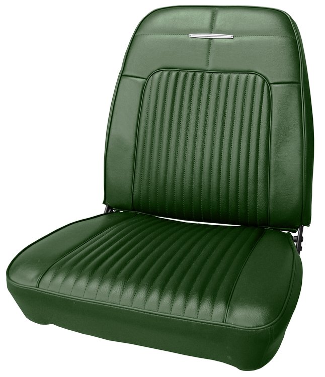 AA69CW00010434 69 CORONET FRONT BUCKETS - DARK METALLIC GREEN