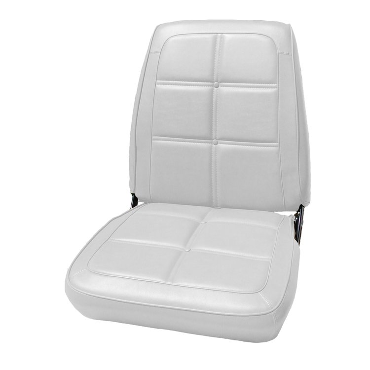 AA69CX00010200 69 CHARGER FRONT BUCKETS - WHITE