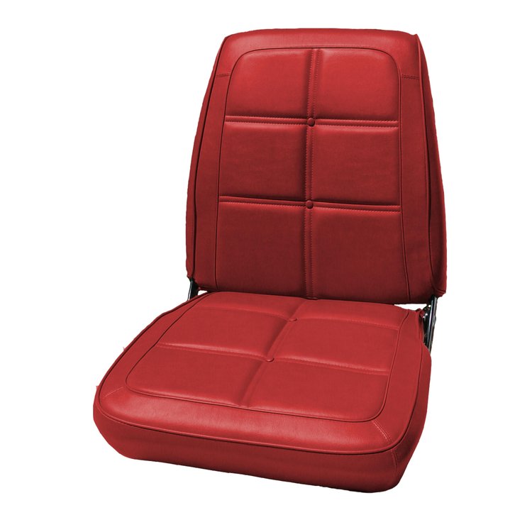 AA69CX00010528 69 CHARGER FRONT BUCKETS - RED