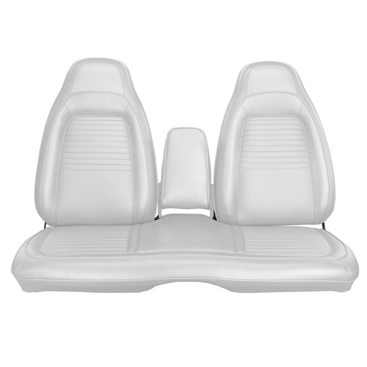 AA70CB00030200 70 BARRACUDA SPLIT BENCH W/CAR WHITE
