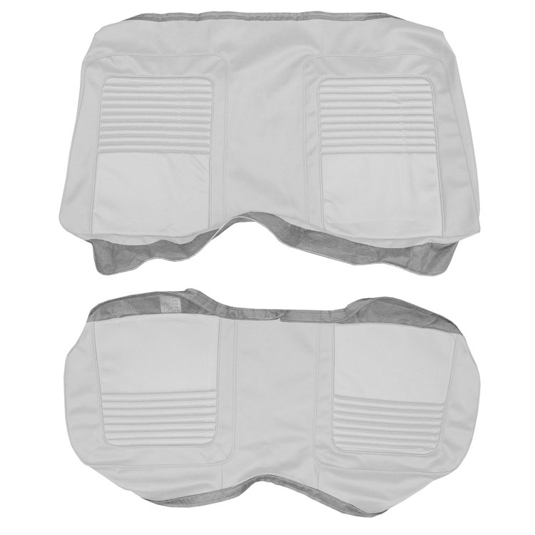 AA70CB00048200 70 BARRACUDA HARDTOP REAR BENCH - WHITE