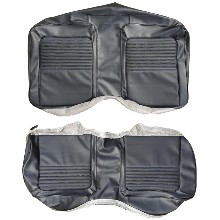 AA70CB00056100 70 BARRACUDA CONVERTIBLE REAR BENCH - BLACK