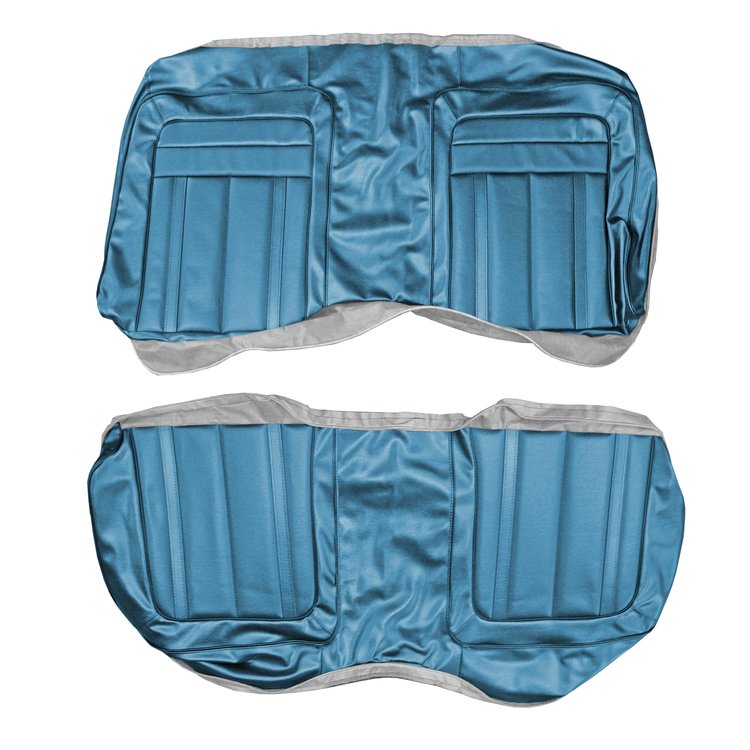 AA70CBD0040338 70 BARRACUDA GRAN COUPE HTP REAR BENCH - BRITE BLUE