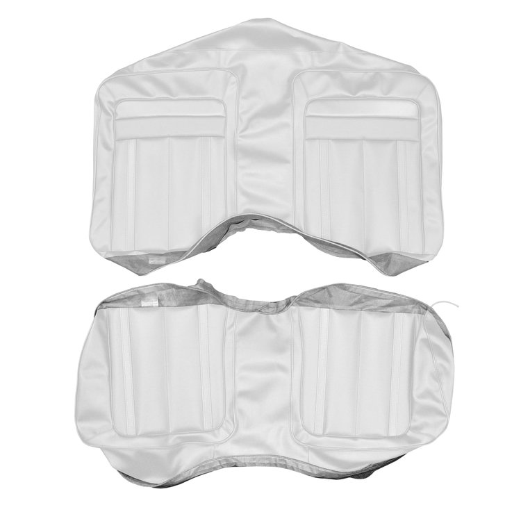 AA70CBD0050200 70 BARRACUDA GRAN COUPE CONV REAR BENCH - WHITE