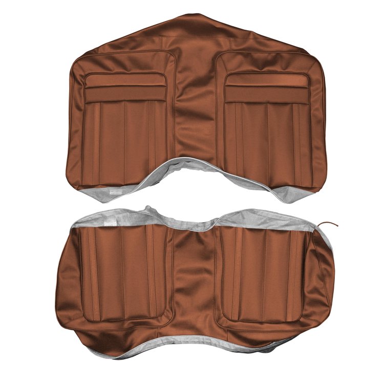 AA70CBD0050540 70 BARRACUDA GRAN COUPE CONV REAR BENCH - BURNT ORANGE