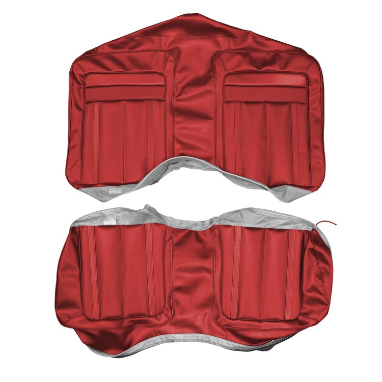 AA70CBD0050550 70 BARRACUDA GRAN COUPE CONV REAR BENCH - RED