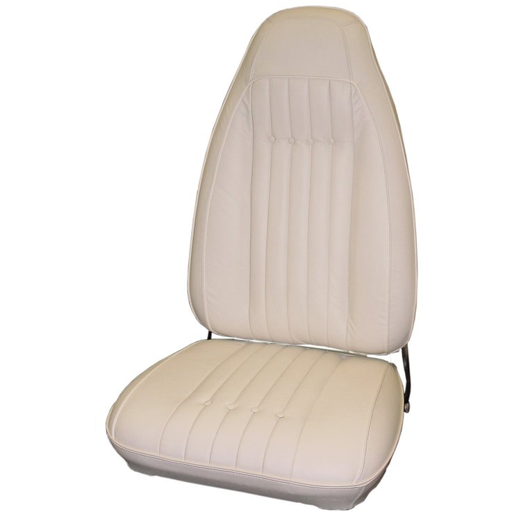 AA70CBL0010200 70 BARRACUDA LEATHER BUCKETS - WHITE