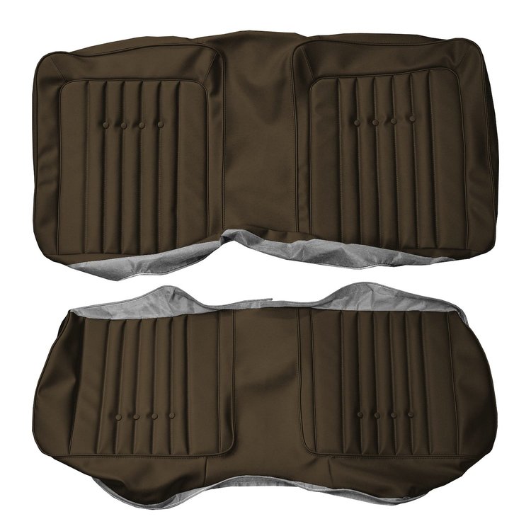 AA70CBL0050664 71 BARRACUDA CONV REAR BENCH BROWN