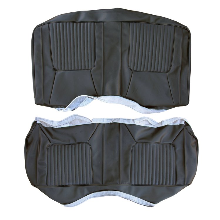 AA70CJL0050100 70 CHALLENGER LEATHER CONV. REAR BENCH - BLACK