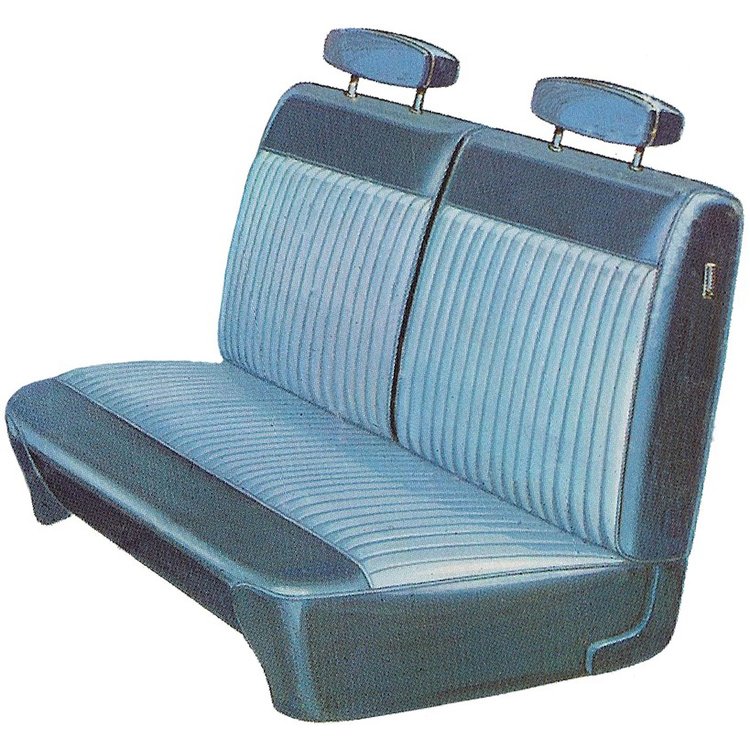 AA70CL00020351 70 DART SWINGER SPLIT BENCH - LIGHT MET. BLUE/DARK MET. BLUE