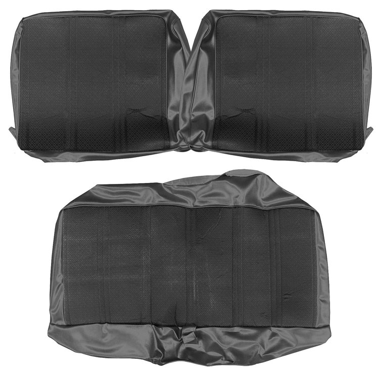 AA70CRC0020771 70 SATELLITE SPLIT BENCH - BLACK CLOTH/BLACK
